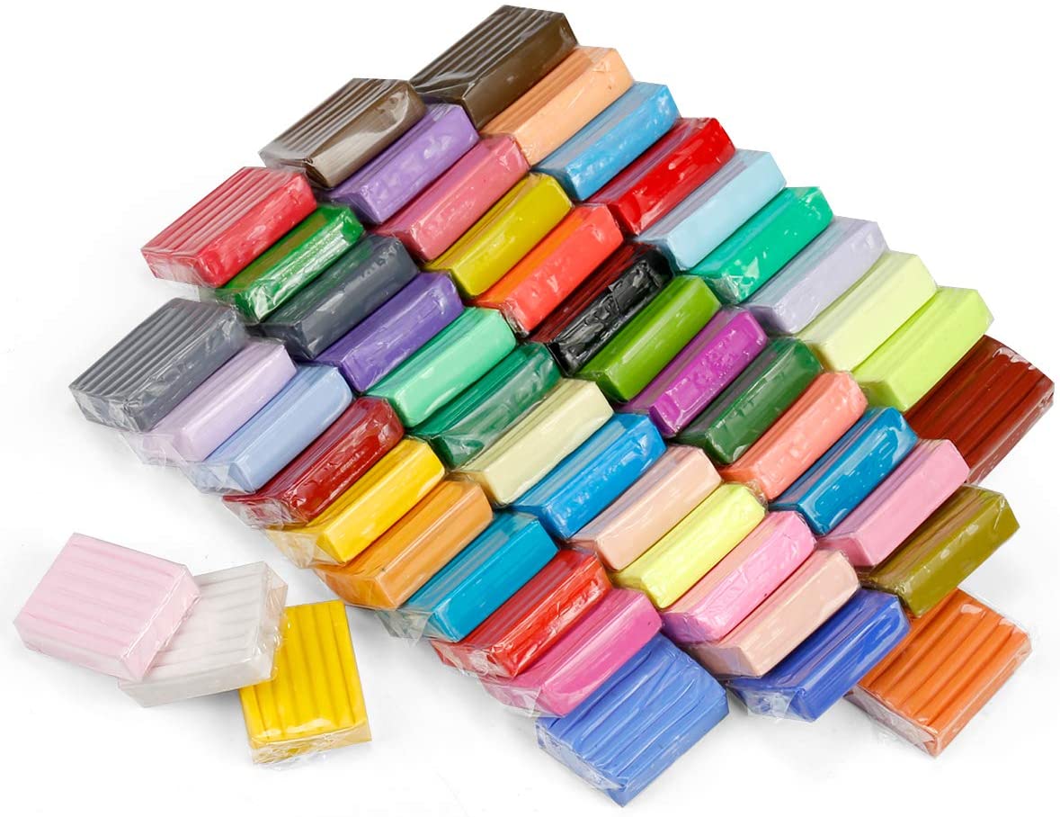 24 Colors Small Block Polymer Clay Starter Kit Oven Bake - Temu