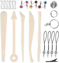 Load image into Gallery viewer, ifergoo Polymer Clay, 32 Colors Oven Bake Modelling Clay, DIY Colored Clay Kit with Modeling Tools, Tutorials and Accessories