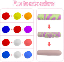 Load image into Gallery viewer, Modeling Clay - 50 Colors Air Dry Clay, DIY Molding Magic Clay for Slime add ins & Slime Supplies, Kids Toys Set for Boys and Girls