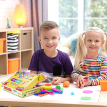 Load image into Gallery viewer, Polymer Clay, ifergoo 50 Colors Oven Bake Clay Kit, 5 Modeling Tools, Accessories and Project Booklet, Non-Toxic DIY Craft Modeling Clay for Kids and Beginners