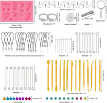 Load image into Gallery viewer, Polymer Clay Kit 26 Colors, 0.7oz/Block Oven Bake Clay, Soft Modeling Clay Non-Toxic Set with Tools, Accessories and Project Booklet, Craft Gift for Kids