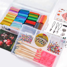 Load image into Gallery viewer, ifergoo Polymer Clay, 32 Colors Oven Bake Modelling Clay, DIY Colored Clay Kit with Modeling Tools, Tutorials and Accessories