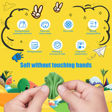 Load image into Gallery viewer, Polymer Clay, ifergoo 50 Colors Oven Bake Clay Kit, 5 Modeling Tools, Accessories and Project Booklet, Non-Toxic DIY Craft Modeling Clay for Kids and Beginners