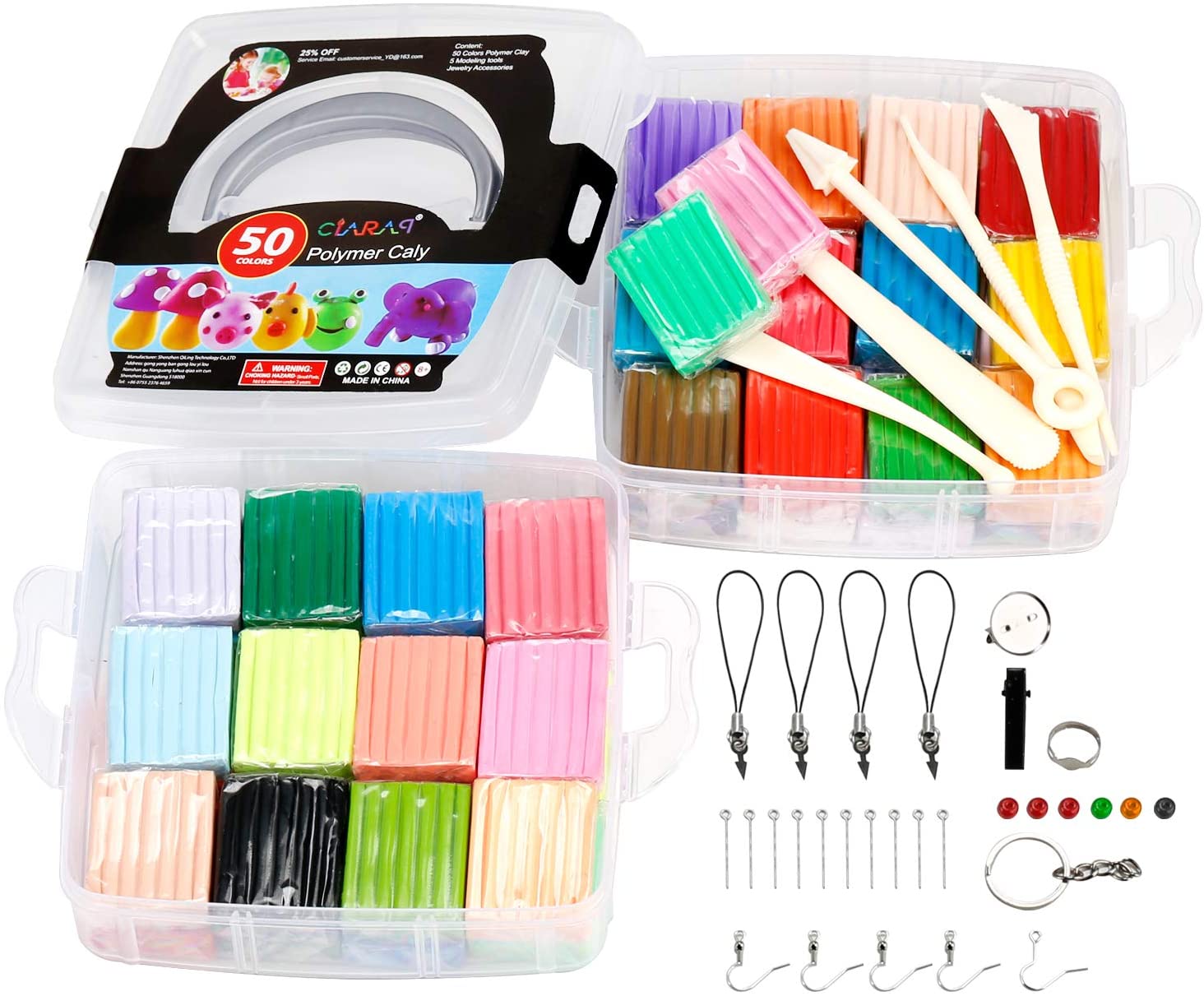 1 Set Clay Kit Diy Modeling Oven Bake Craft Tool Kids Sculpey Polymer Clay  Starter Kit