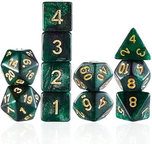 Load image into Gallery viewer, DND Dice Sets - 2 X 11 Polyhedral Dice (22pcs) for Dungeons and Dragons, Role Playing Table Game.
