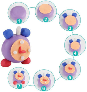 Polymer Clay, 62 Color Oven Bake Modeling Clay DIY Art Craft Kit Set with 50 Blocks 20g and 12 Blocks 12g, Safe and Nontoxic Ideal Toy Gift for Girls and Boys