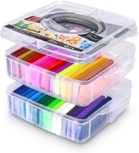 Load image into Gallery viewer, Polymer Clay, 62 Color Oven Bake Modeling Clay DIY Art Craft Kit Set with 50 Blocks 20g and 12 Blocks 12g, Safe and Nontoxic Ideal Toy Gift for Girls and Boys
