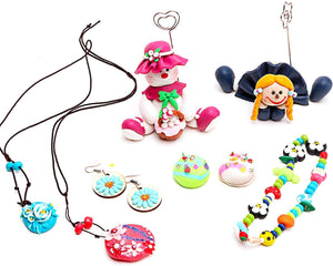 ifergoo Polymer Clay, 32 Colors Oven Bake Modelling Clay, DIY Colored Clay Kit with Modeling Tools, Tutorials and Accessories