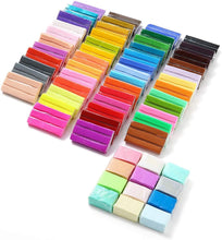 Load image into Gallery viewer, Polymer Clay, 62 Color Oven Bake Modeling Clay DIY Art Craft Kit Set with 50 Blocks 20g and 12 Blocks 12g, Safe and Nontoxic Ideal Toy Gift for Girls and Boys
