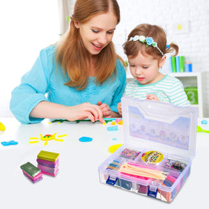 ifergoo Polymer Clay, 32 Colors Oven Bake Modelling Clay, DIY Colored Clay Kit with Modeling Tools, Tutorials and Accessories
